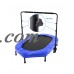 Parent-Child Trampoline Twin Trampoline with Safety Pad Adjustable Handlebar BYE   